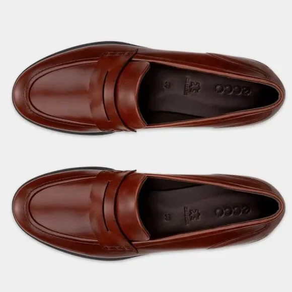 ECCO Leather Loafer SIZE 8.5 - Picture 3 of 12